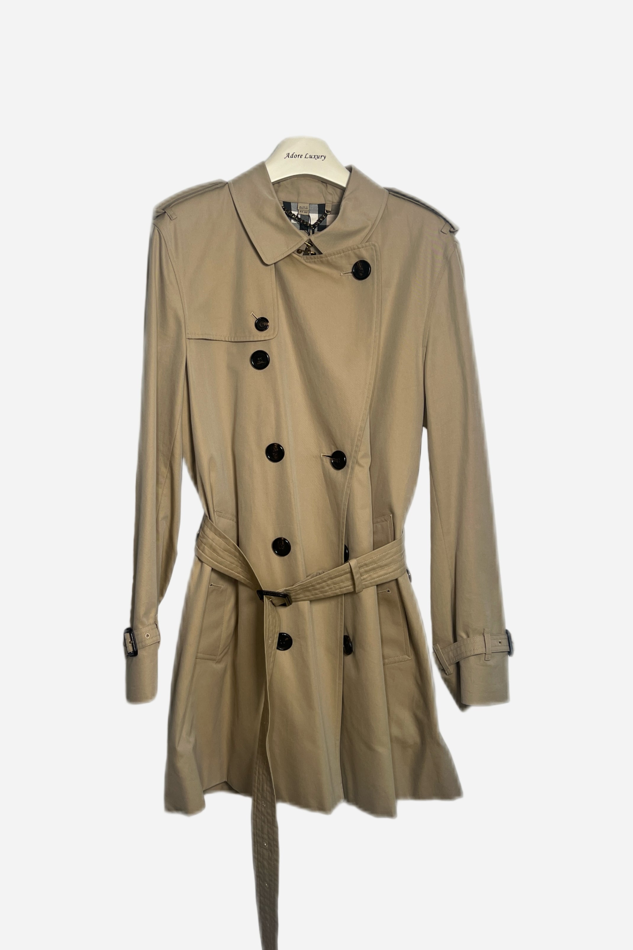 BURBERRY Men's Kensington Trench Coat Size 50