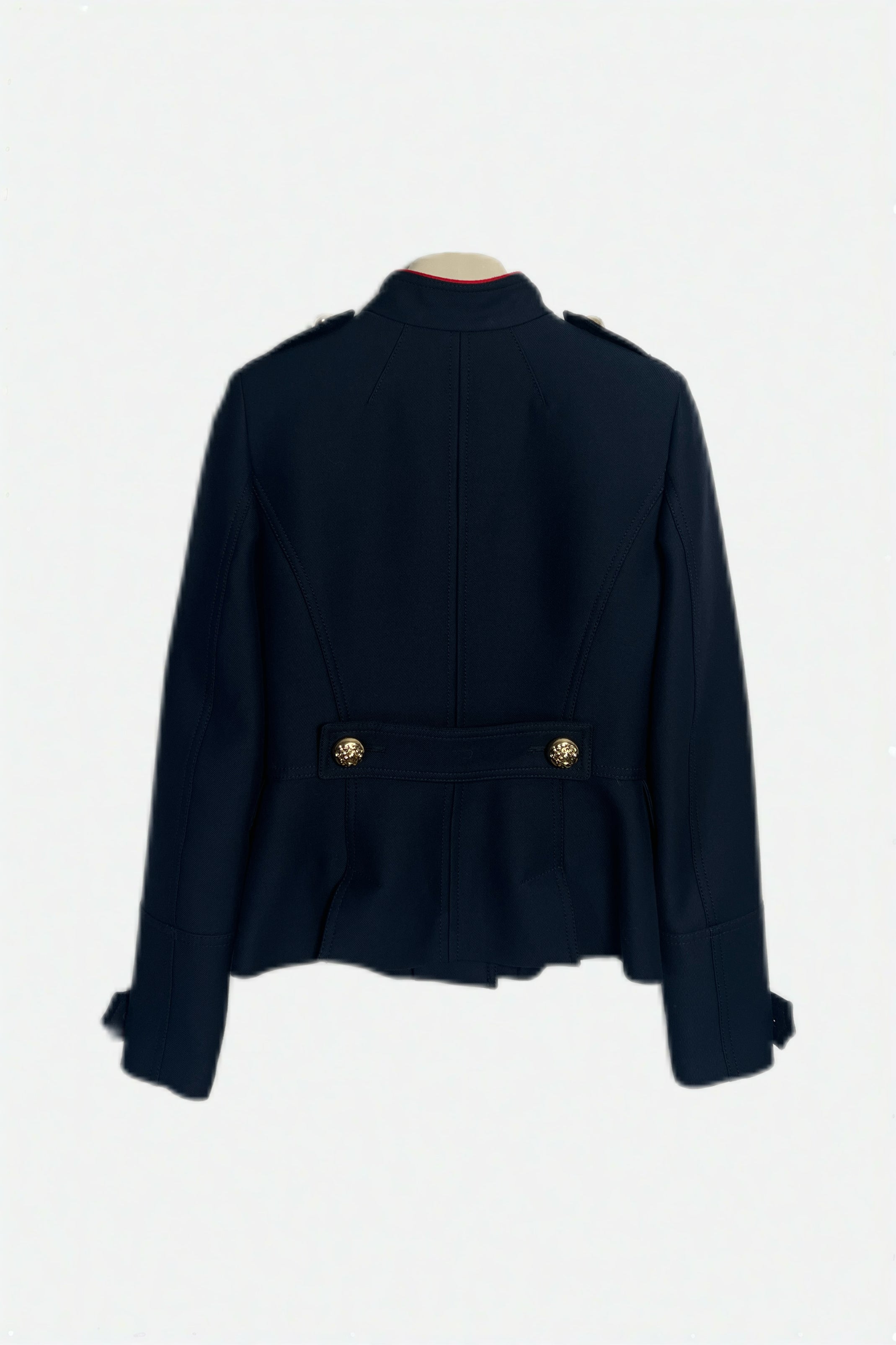 Burberry Military Style Wool Jacket Size 2