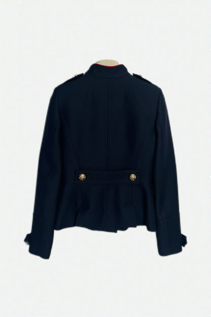 Burberry Military Style Wool Jacket Size 2