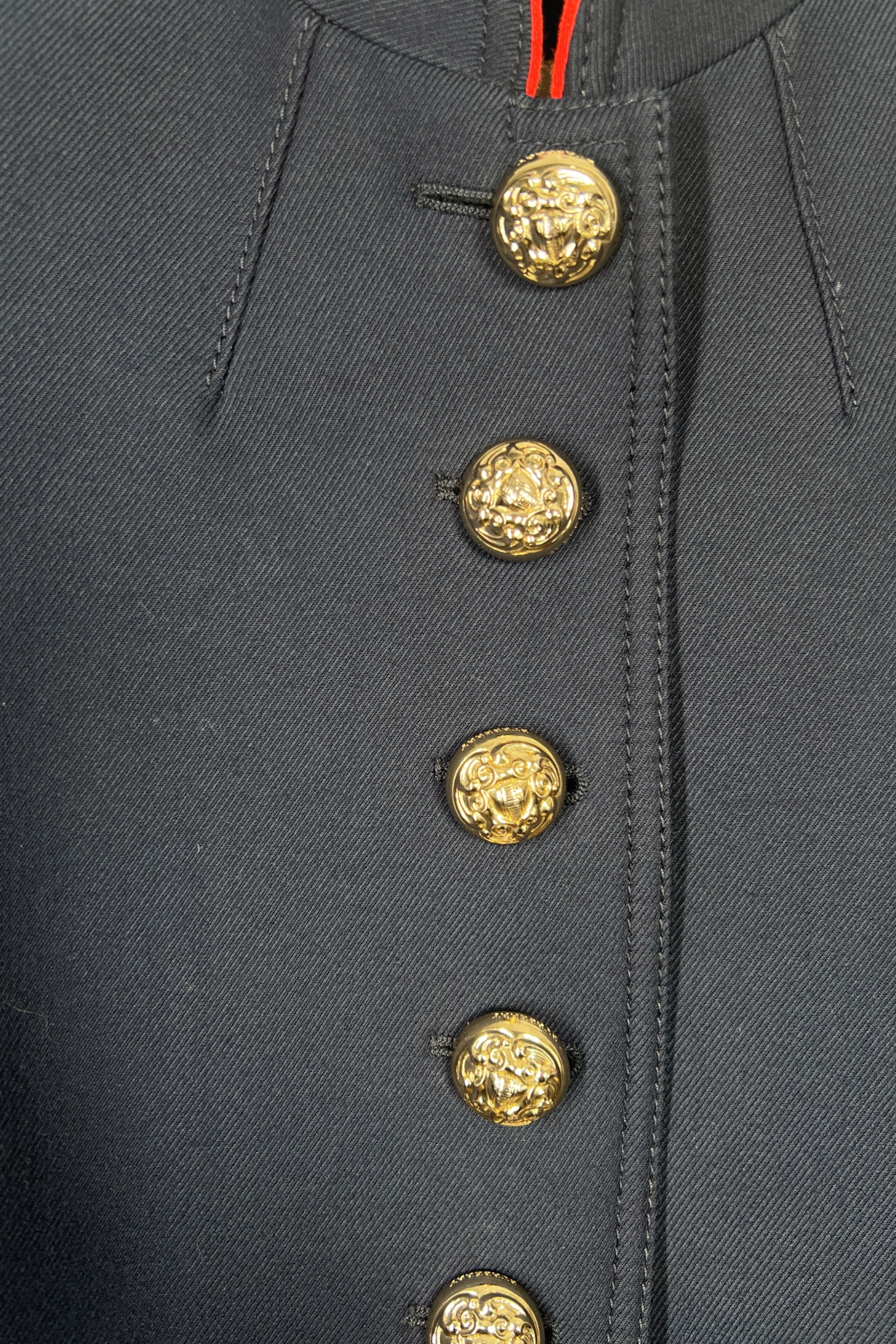 Burberry Military Style Wool Jacket Size 2