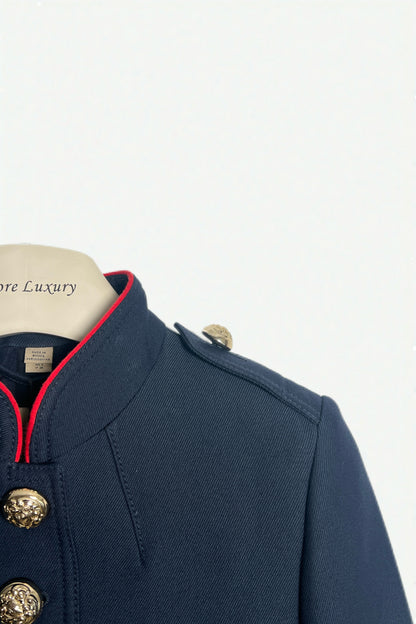 Burberry Military Style Wool Jacket Size 2