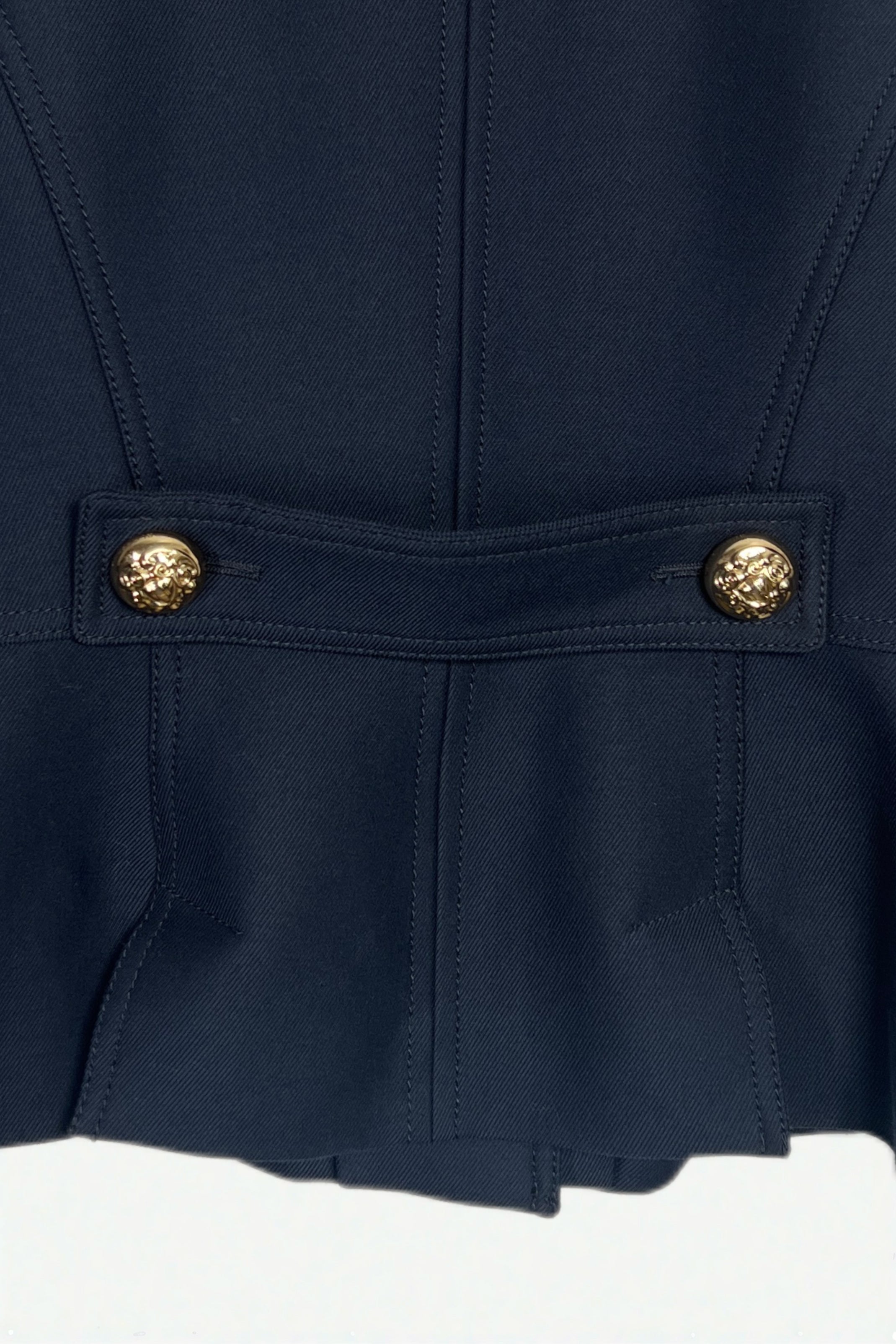 Burberry Military Style Wool Jacket Size 2