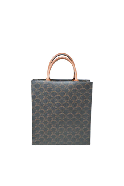 Celine SMALL CABAS VERTICAL IN TRIOMPHE