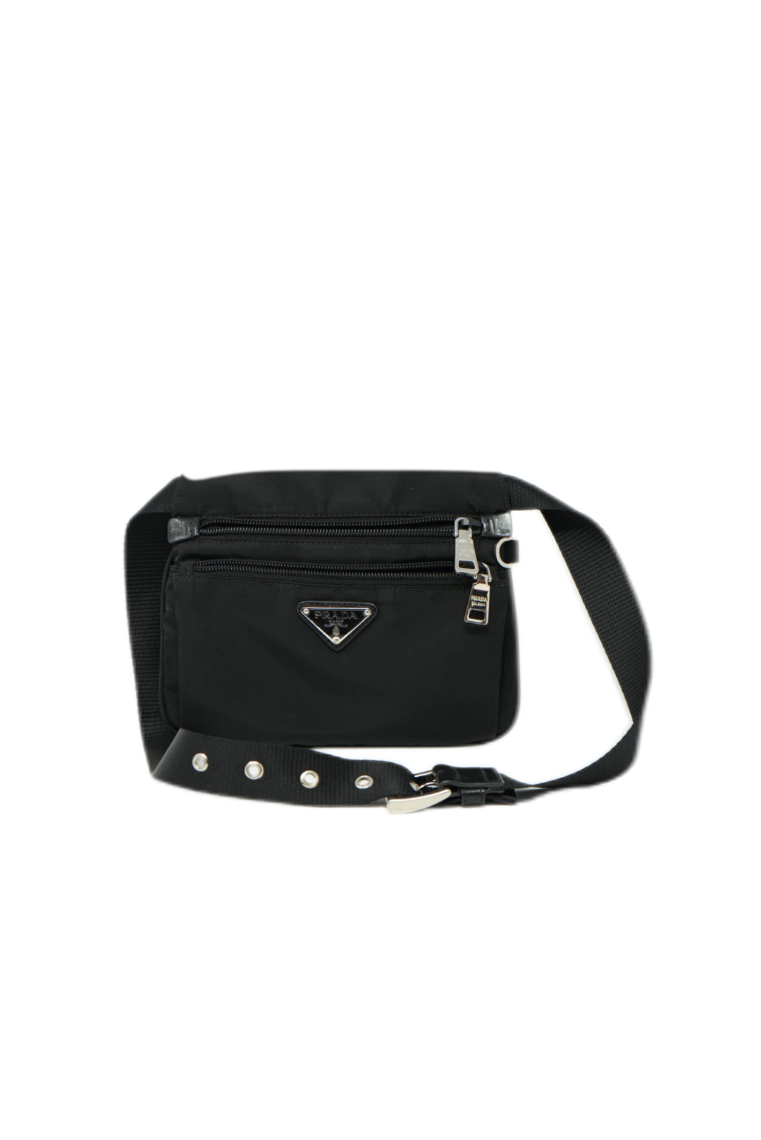 Prada Nylon Mini Shoulder Bag Black