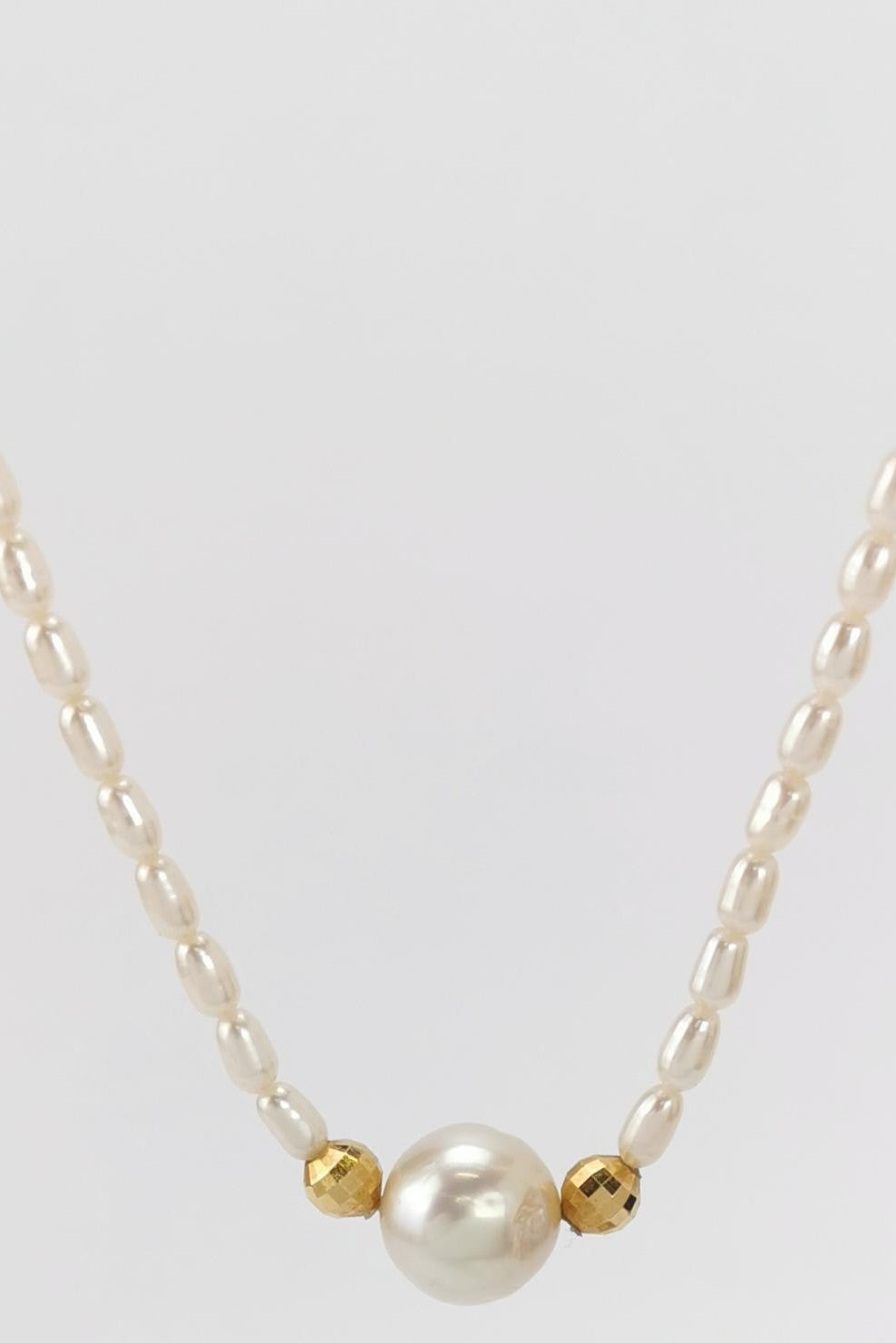 TASAKI 18K Gold Pearl Necklace