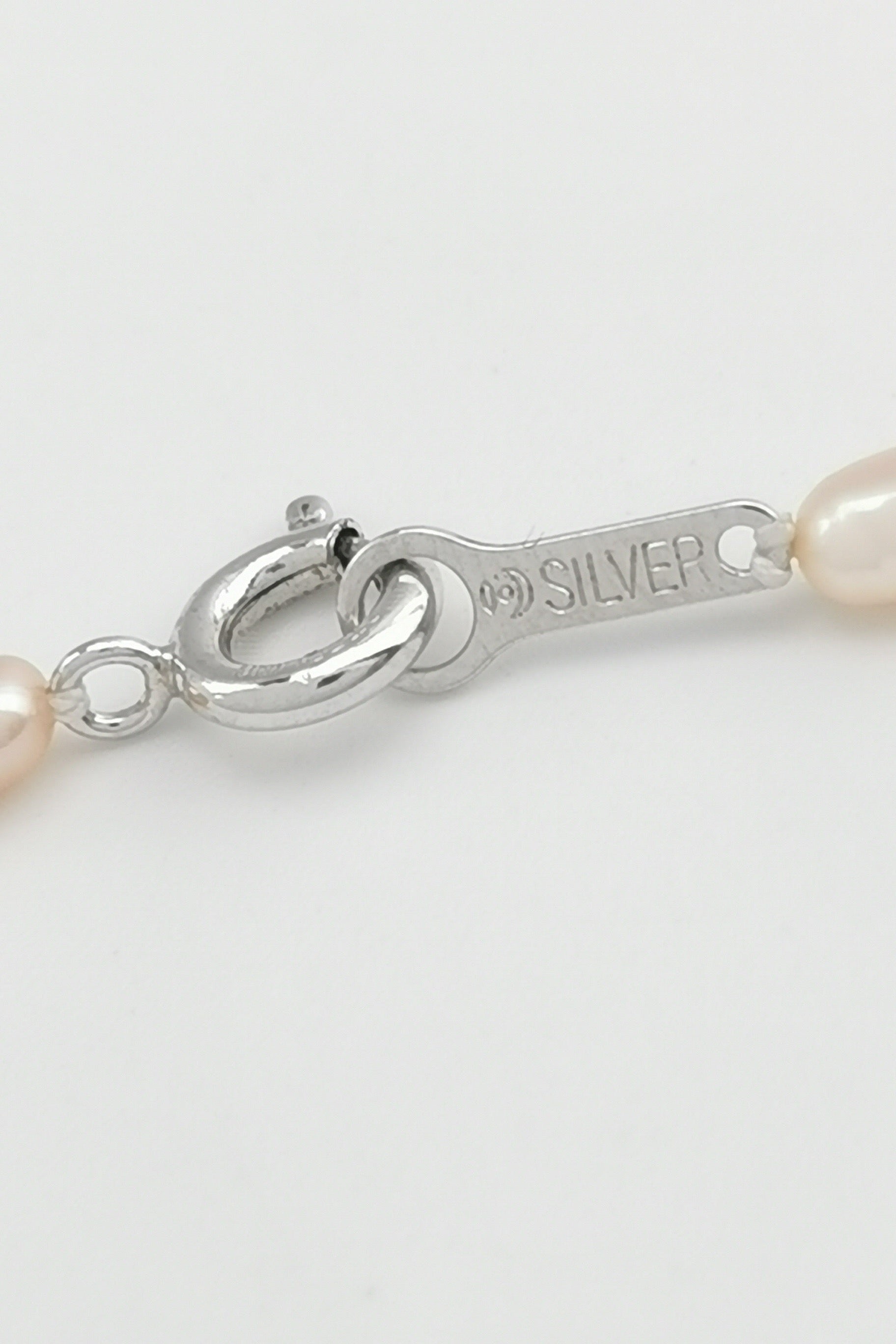 TASAKI Vintage Baby Pearl Necklace With Silver Clasp