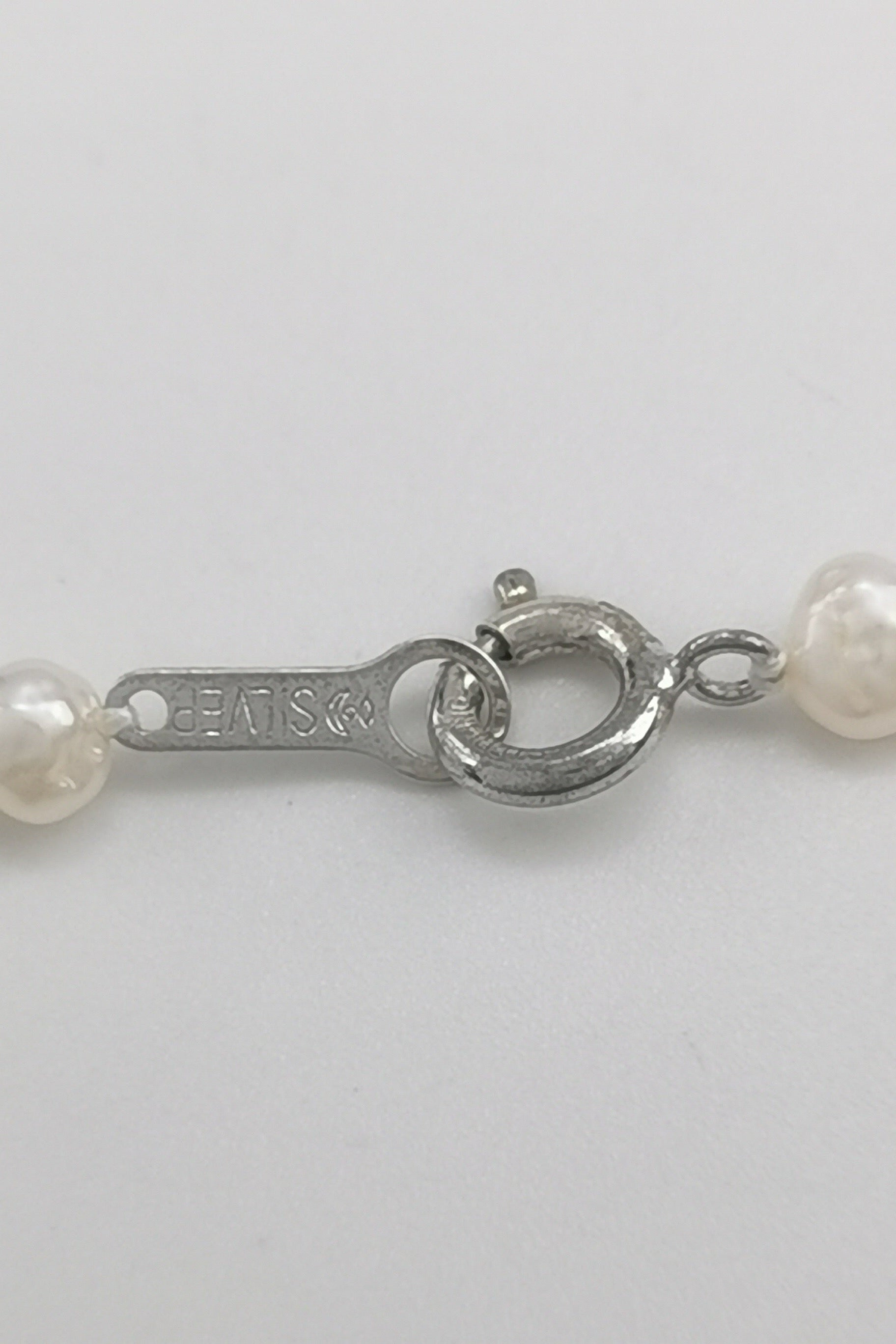 TASAKI Vintage Baby Pearl Necklace With Silver Clasp