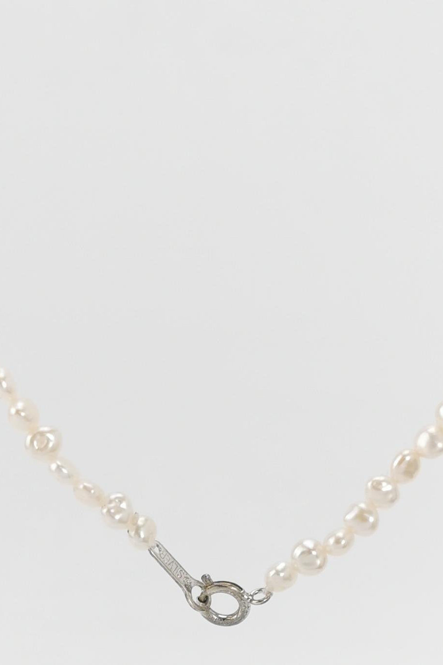 TASAKI Vintage Baby Pearl Necklace With Silver Clasp