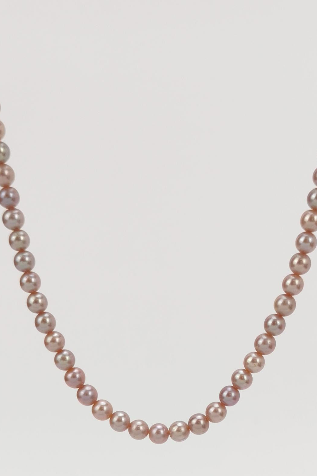 TASAKI Vintage Baby Pearl Necklace Silver Clasp