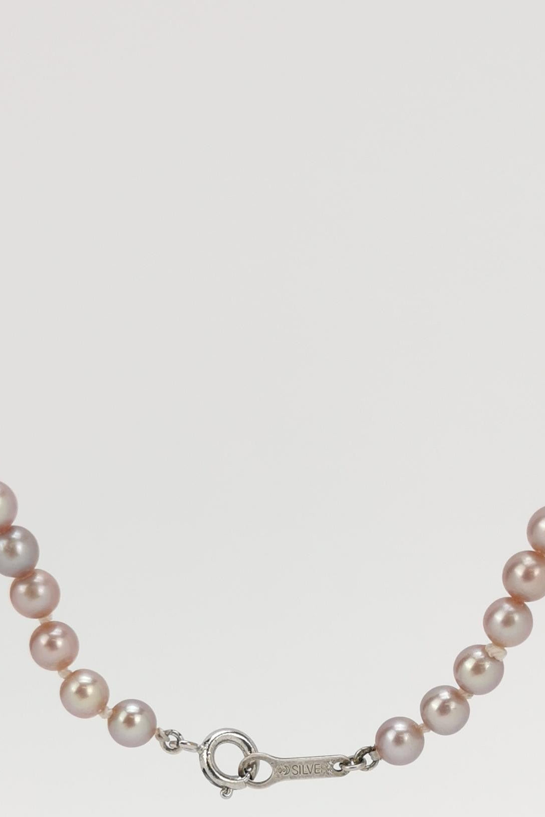 TASAKI Vintage Baby Pearl Necklace Silver Clasp