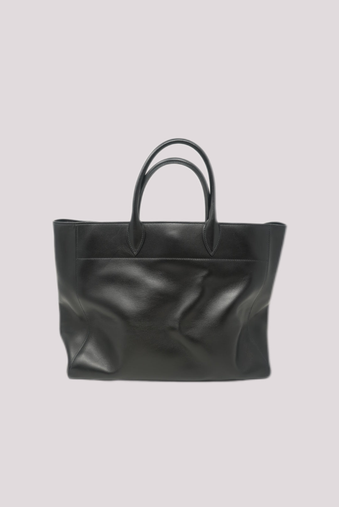 Prada Calfskin Tote Bag With Strap