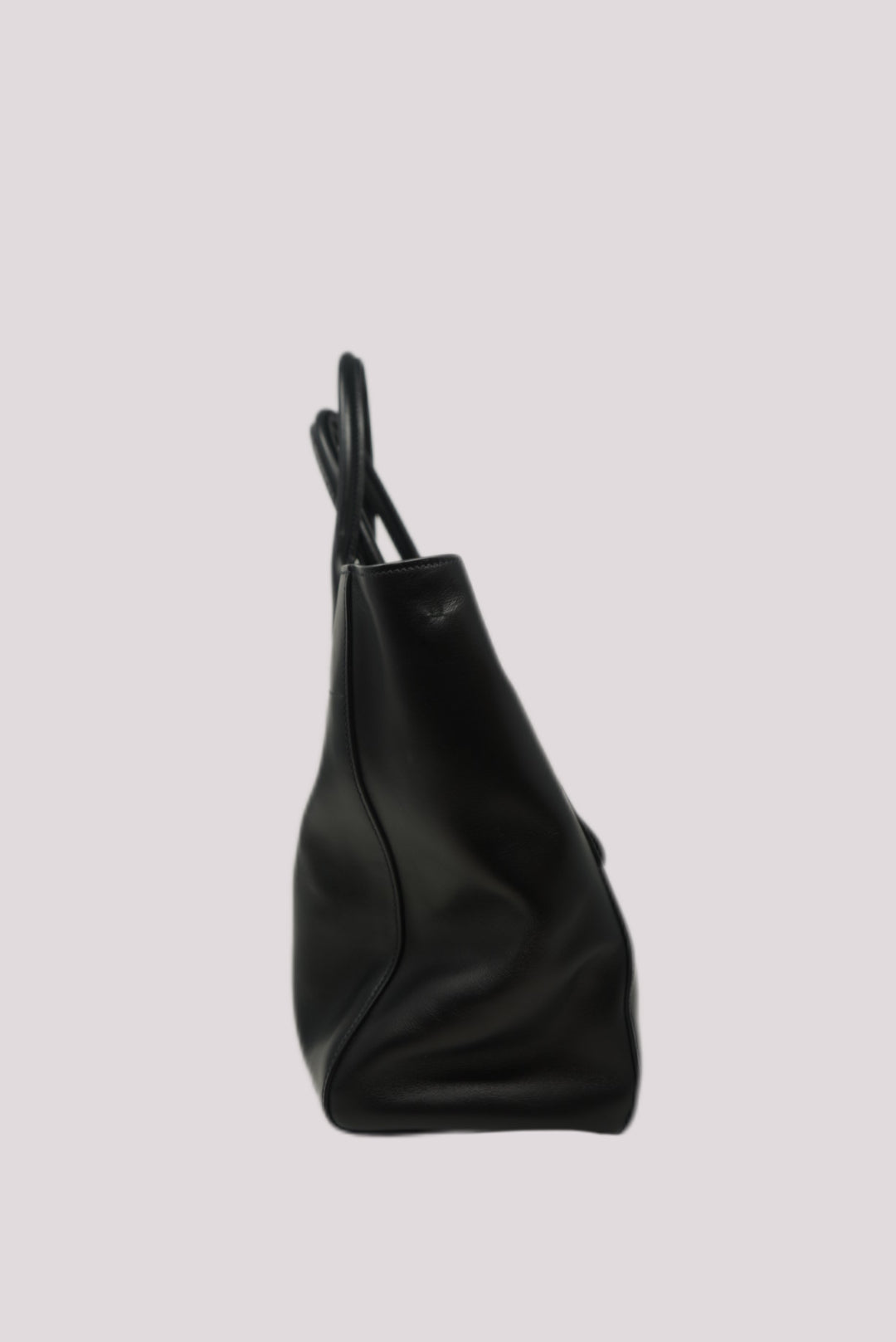 Prada Calfskin Tote Bag With Strap