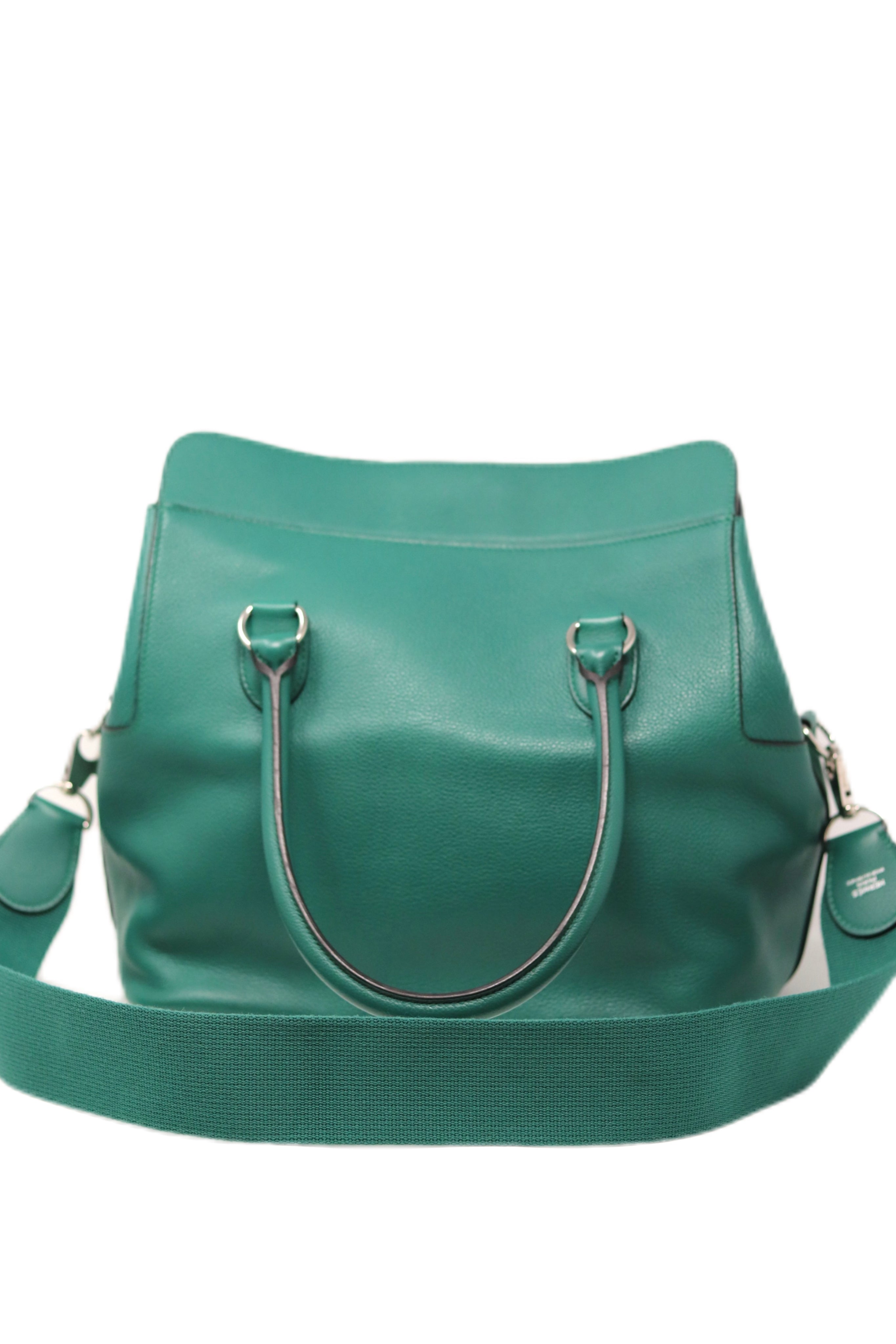 Hermes 2014 ToolBox 26 Shoulder Bag Green