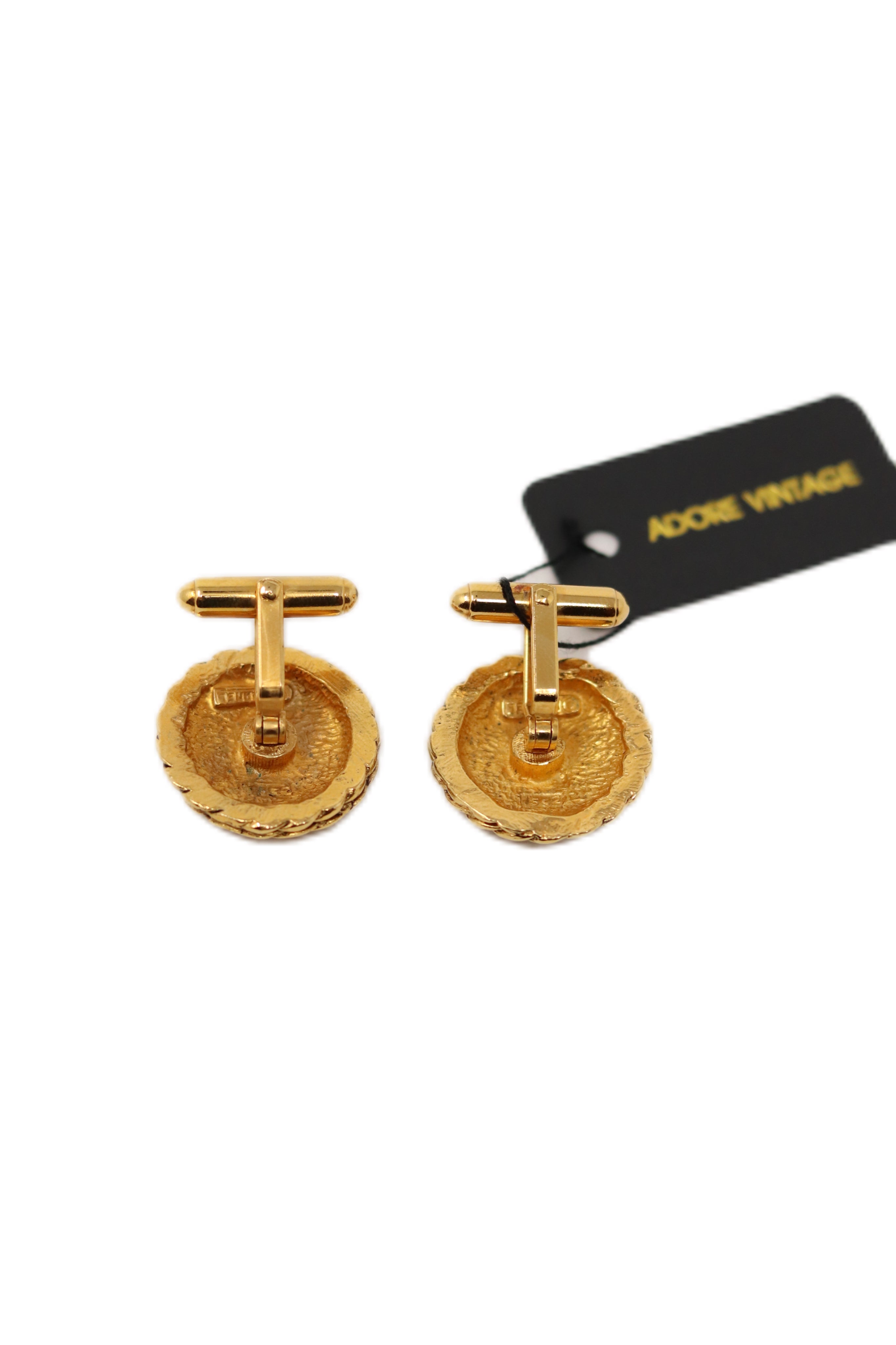 Pre-Owned Chanel CC Cufflinks