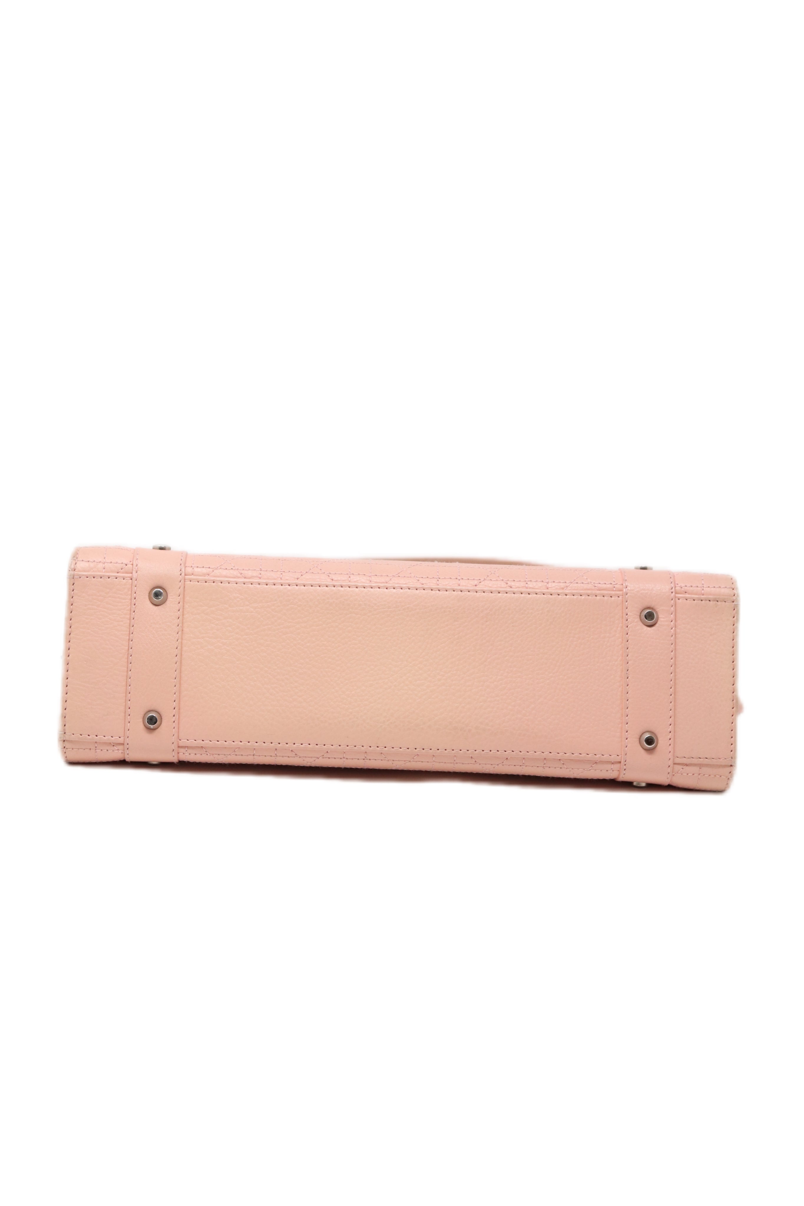 Christian Dior 2005 Cannage Handbag  Pink
