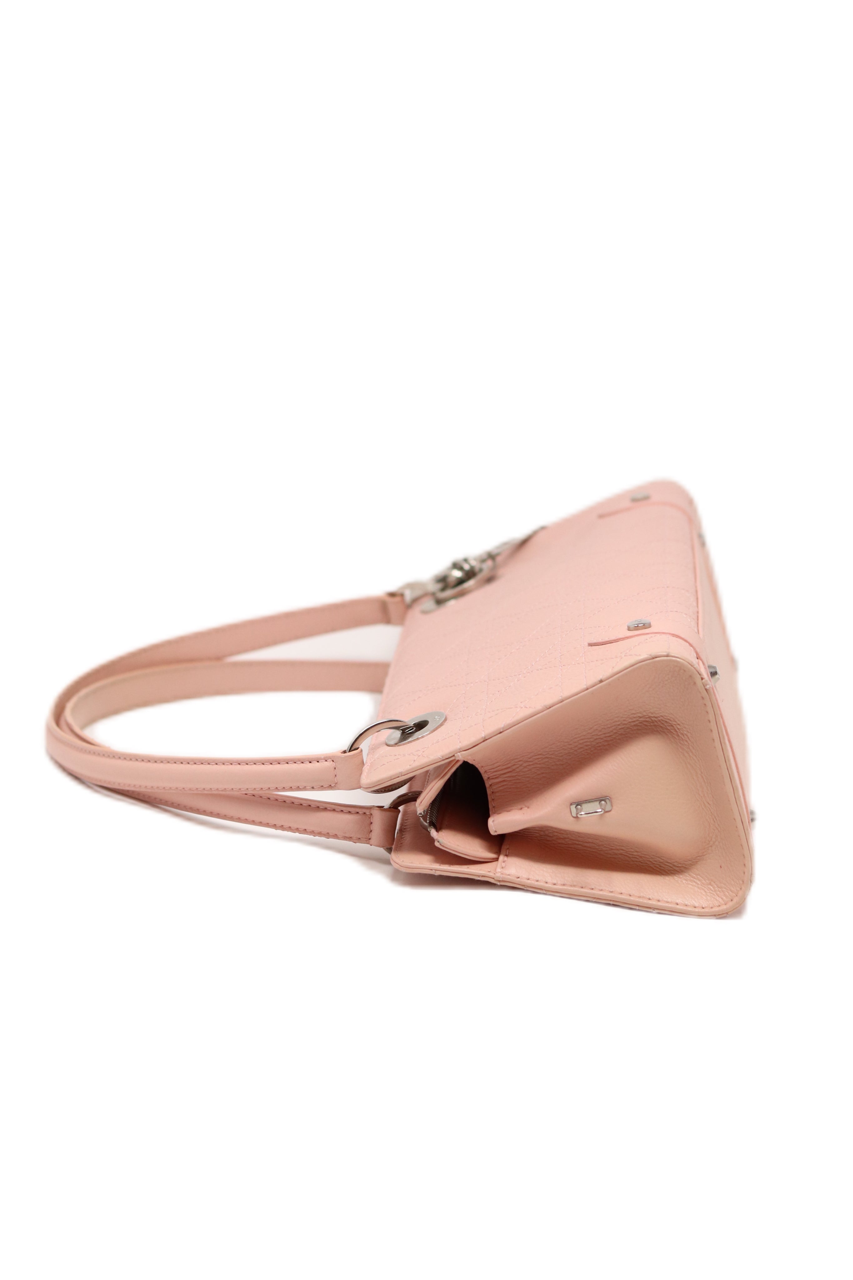 Christian Dior 2005 Cannage Handbag  Pink