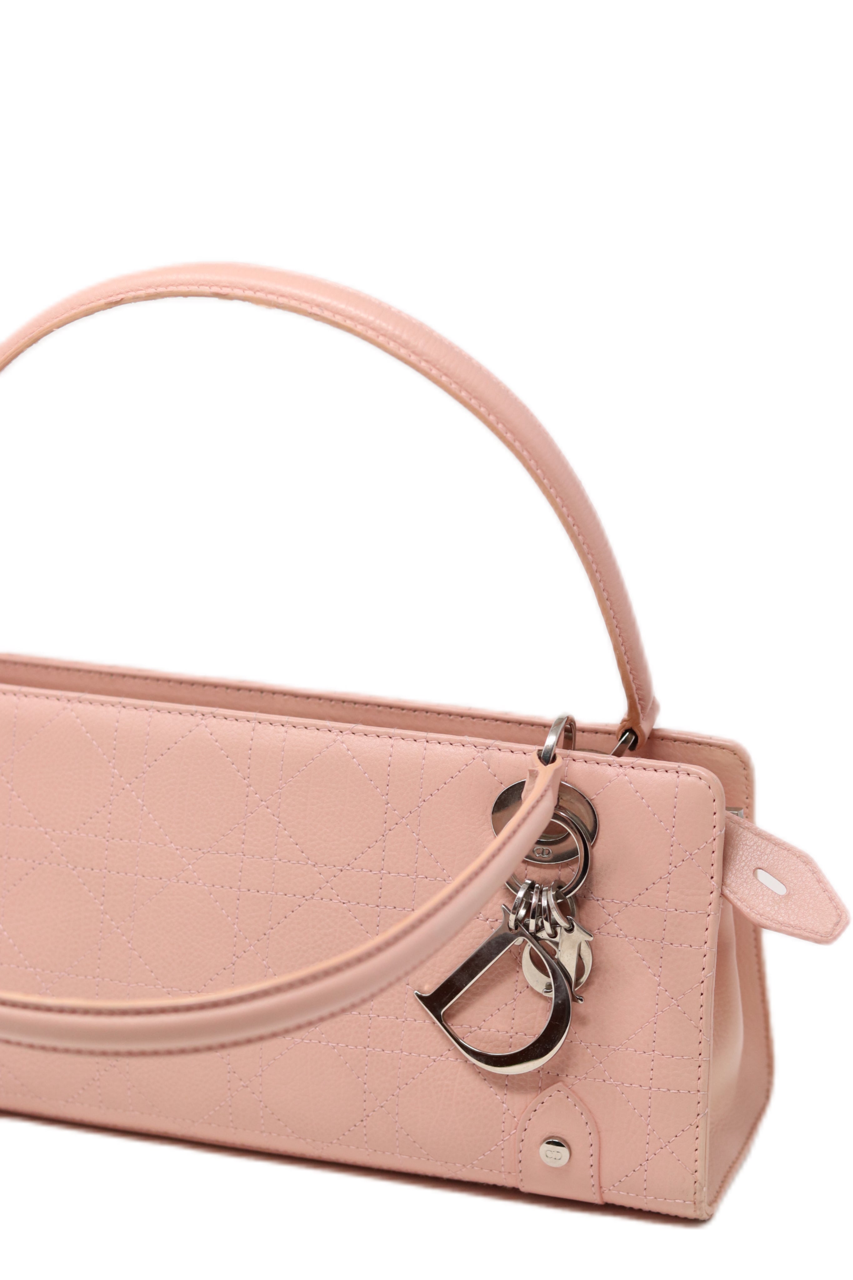 Christian Dior 2005 Cannage Handbag  Pink