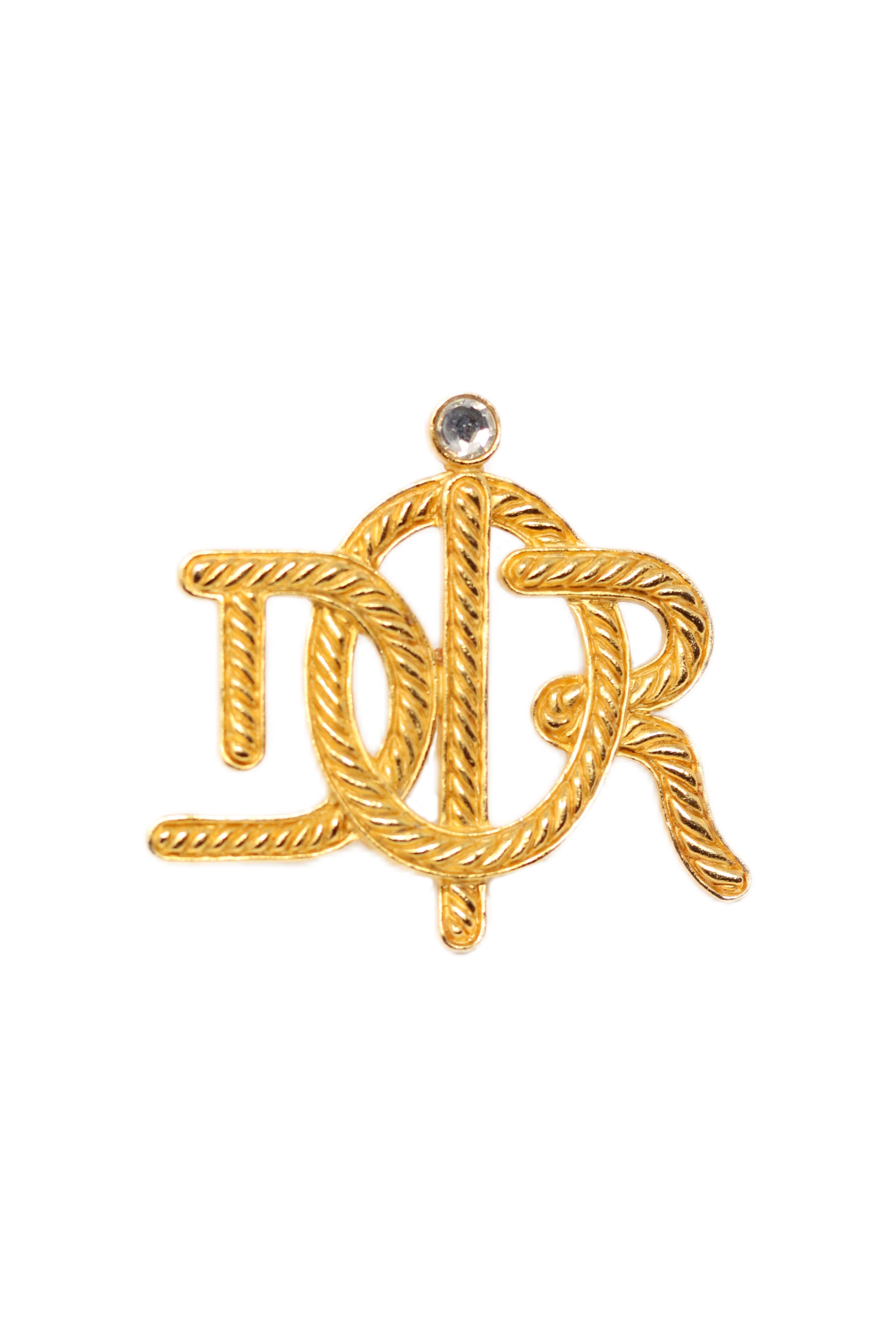 Dior CD  Logo Brooch