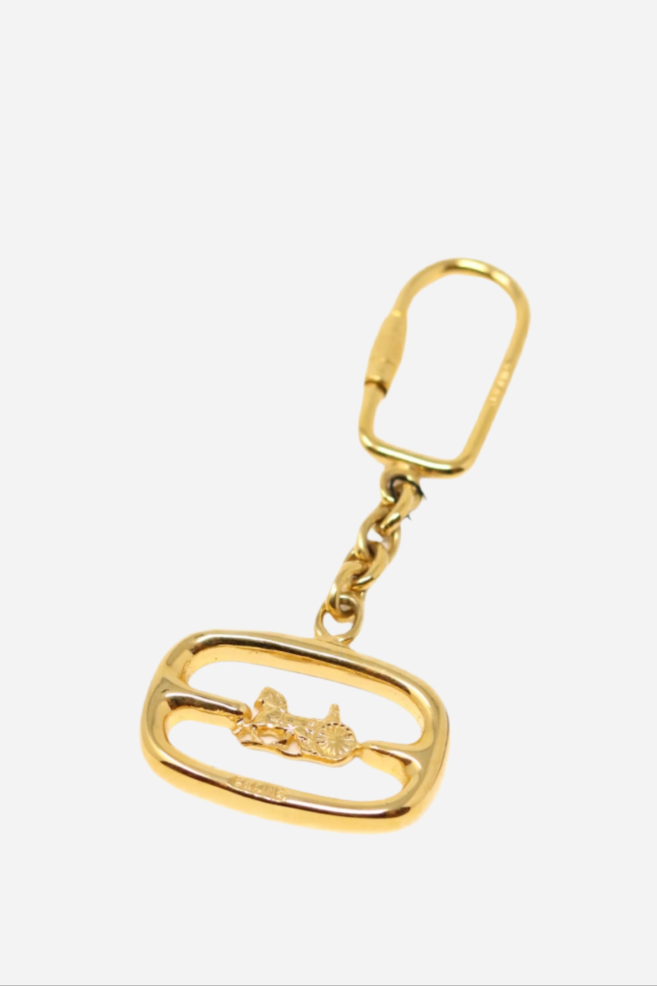 Celine Horse Carriage Key Chain