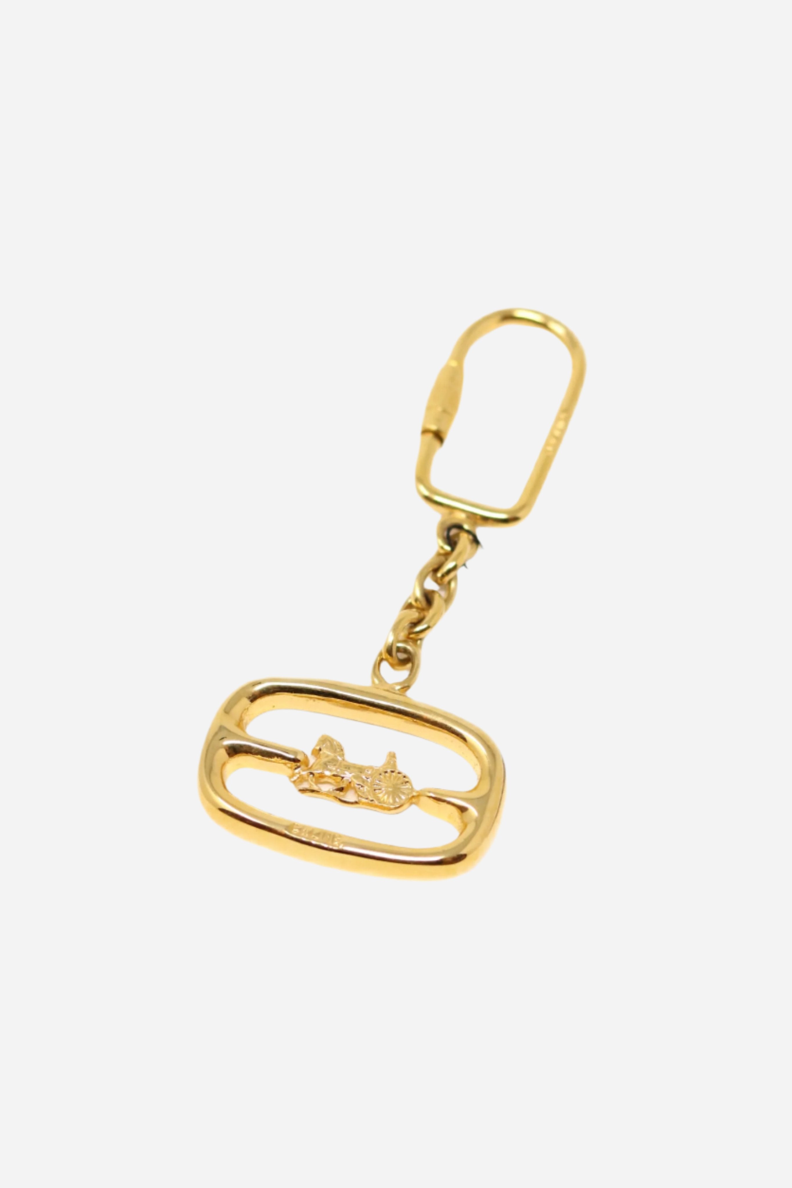 Celine Horse Carriage Key Chain