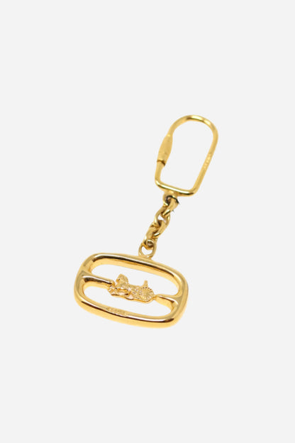 Celine Horse Carriage Key Chain