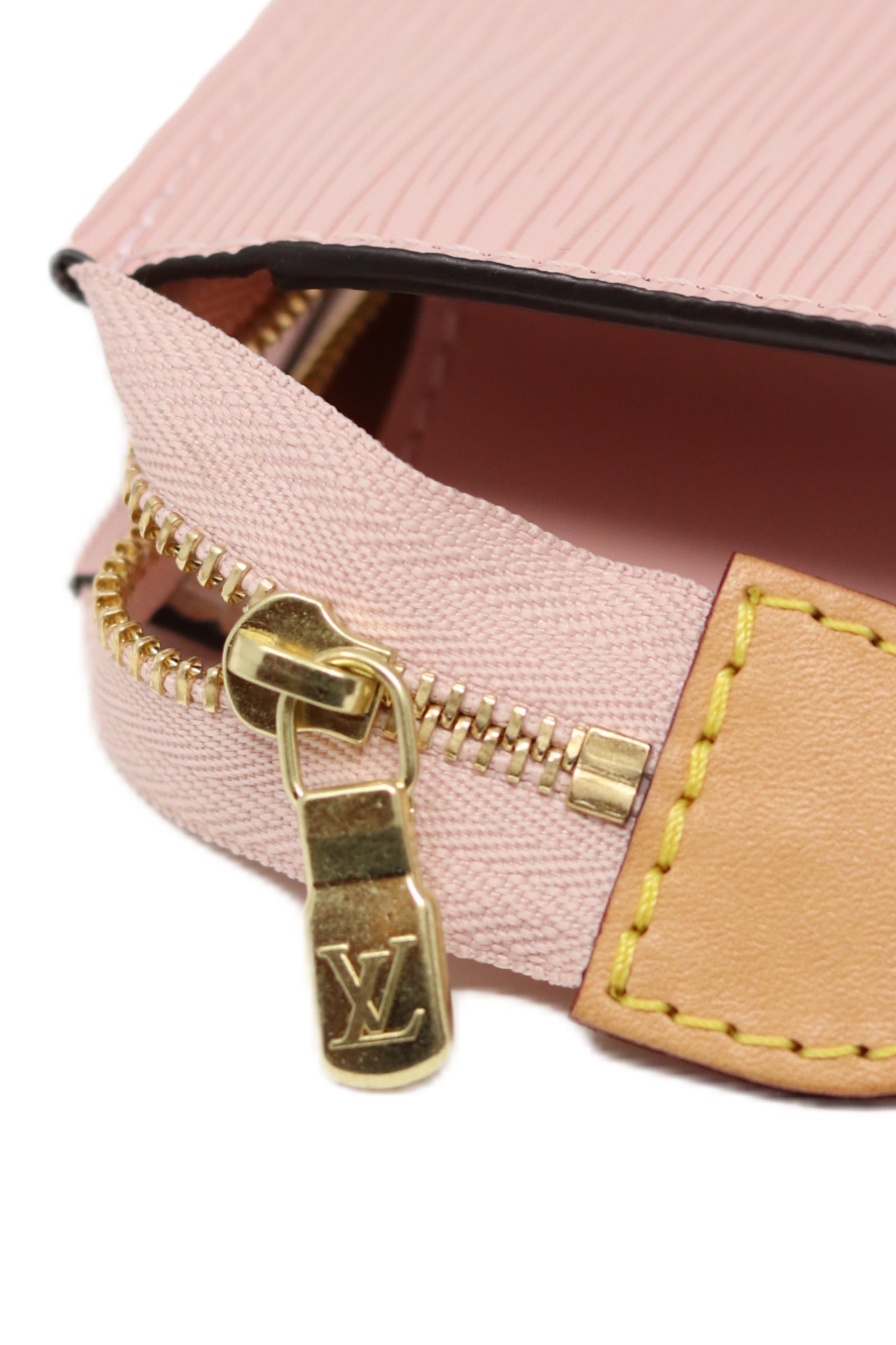 LOUIS VUITTON Pouch PINK EPI