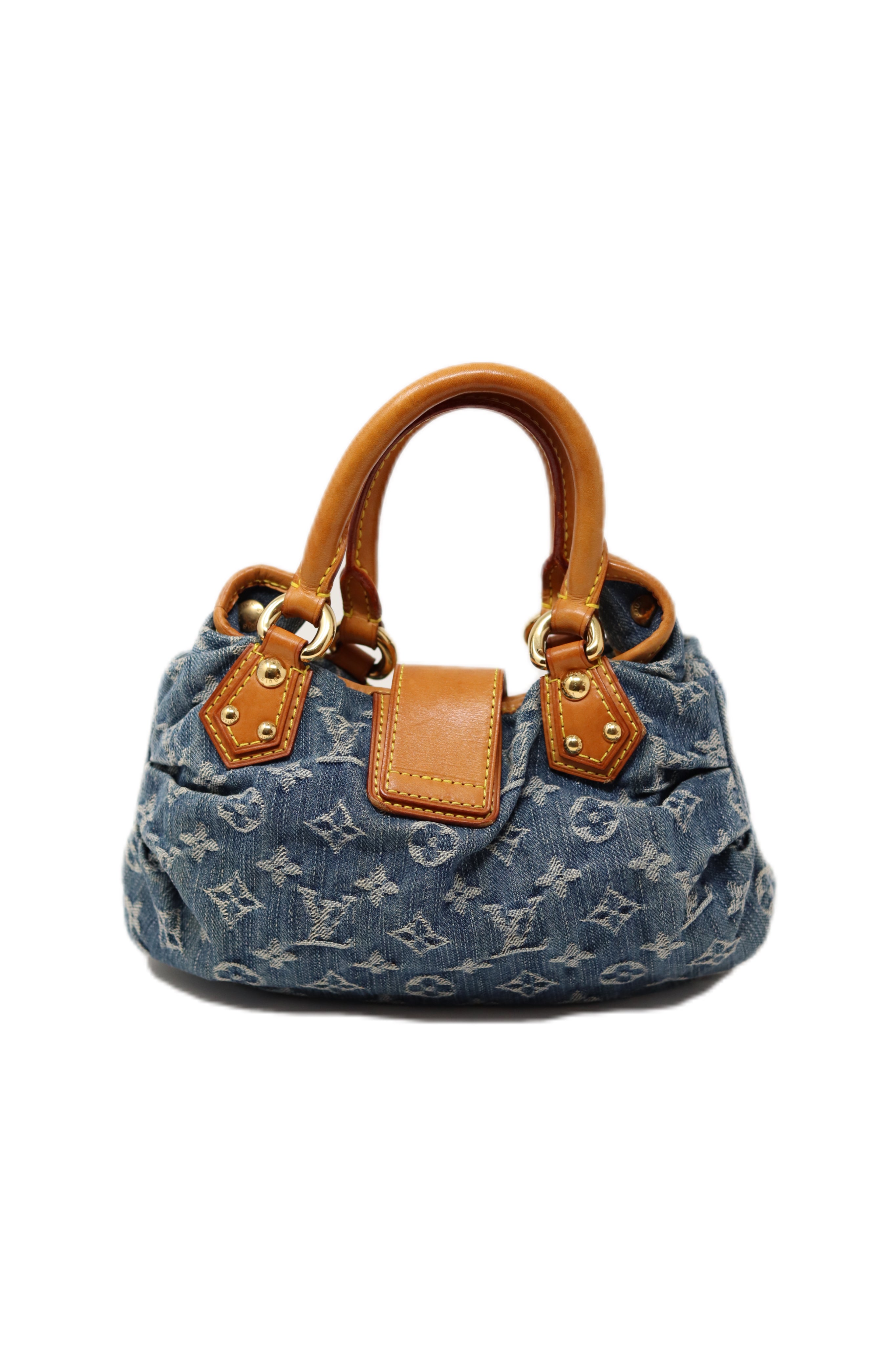 LOUIS VUITTON 2006 PLEATY MONOGRAM DENIM