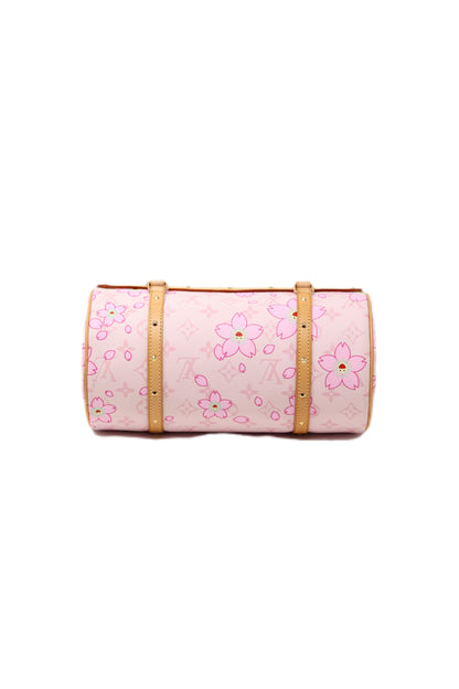 LOUIS VUITTON 2003 PAPILLON 26 Pink MONOGRAM CHERRY BLOSSOM