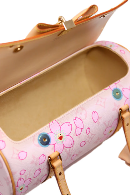 LOUIS VUITTON 2003 PAPILLON 26 Pink MONOGRAM CHERRY BLOSSOM
