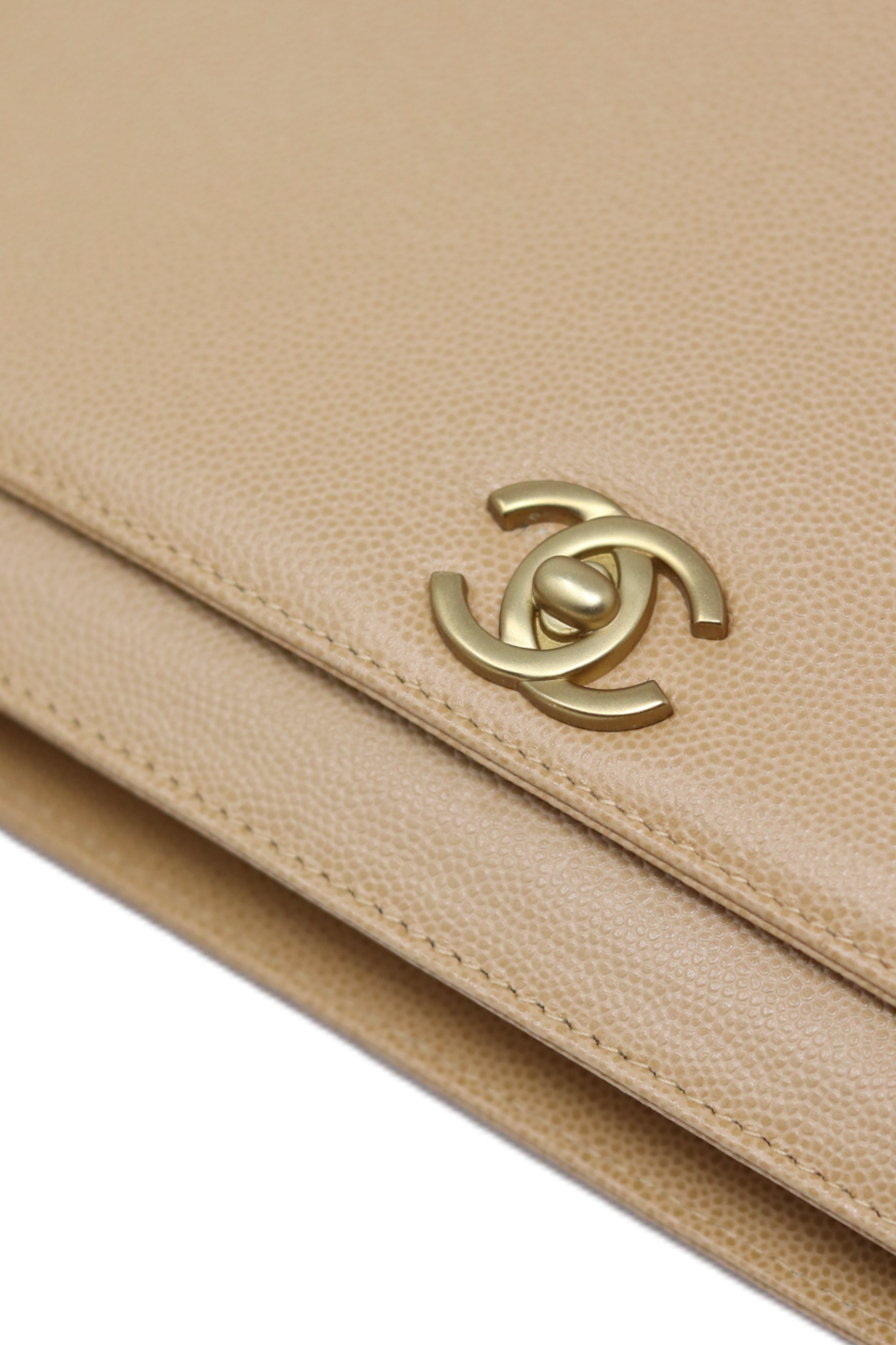 Pre-Owned Chanel 1997-1999 Mini tote  Beige