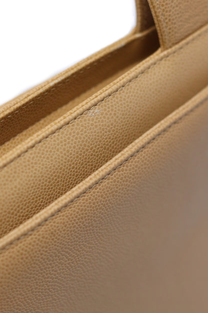 Pre-Owned Chanel 1997-1999 Mini tote  Beige