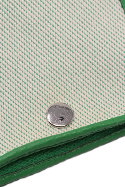 Hermes 2014 Canvas Garden Party 36 Green-Square R