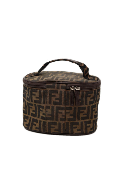 FENDI Zucchino Pattern Cosmetic Vanity Hand Bag