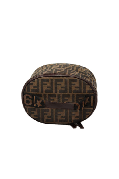 FENDI Zucchino Pattern Cosmetic Vanity Hand Bag