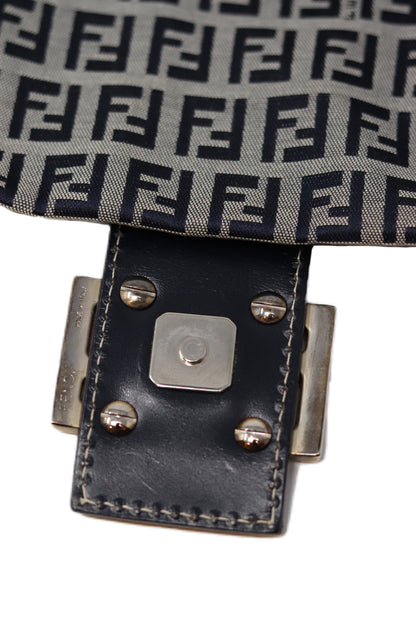 FENDI 90s Zucca Baguette Blue
