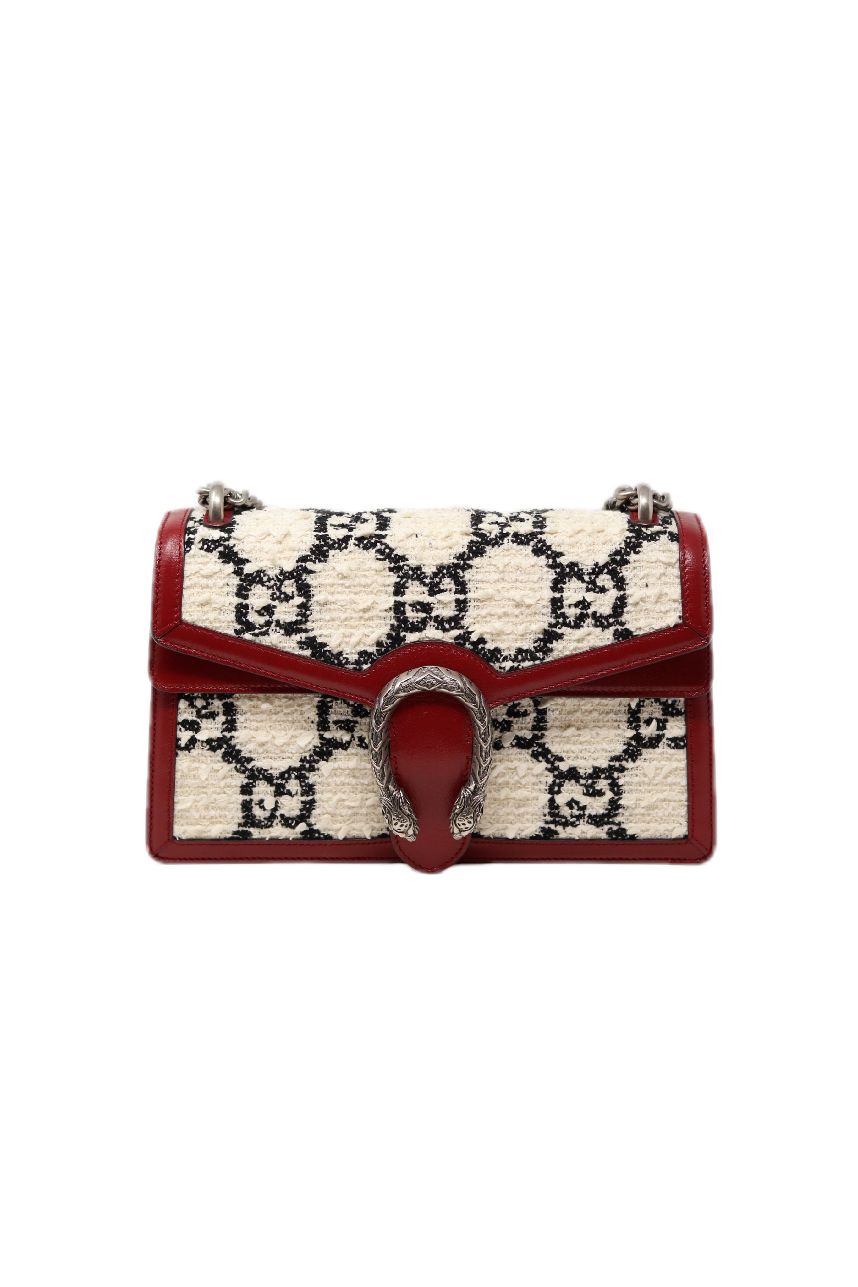 Gucci White Tweed Dionysus Small