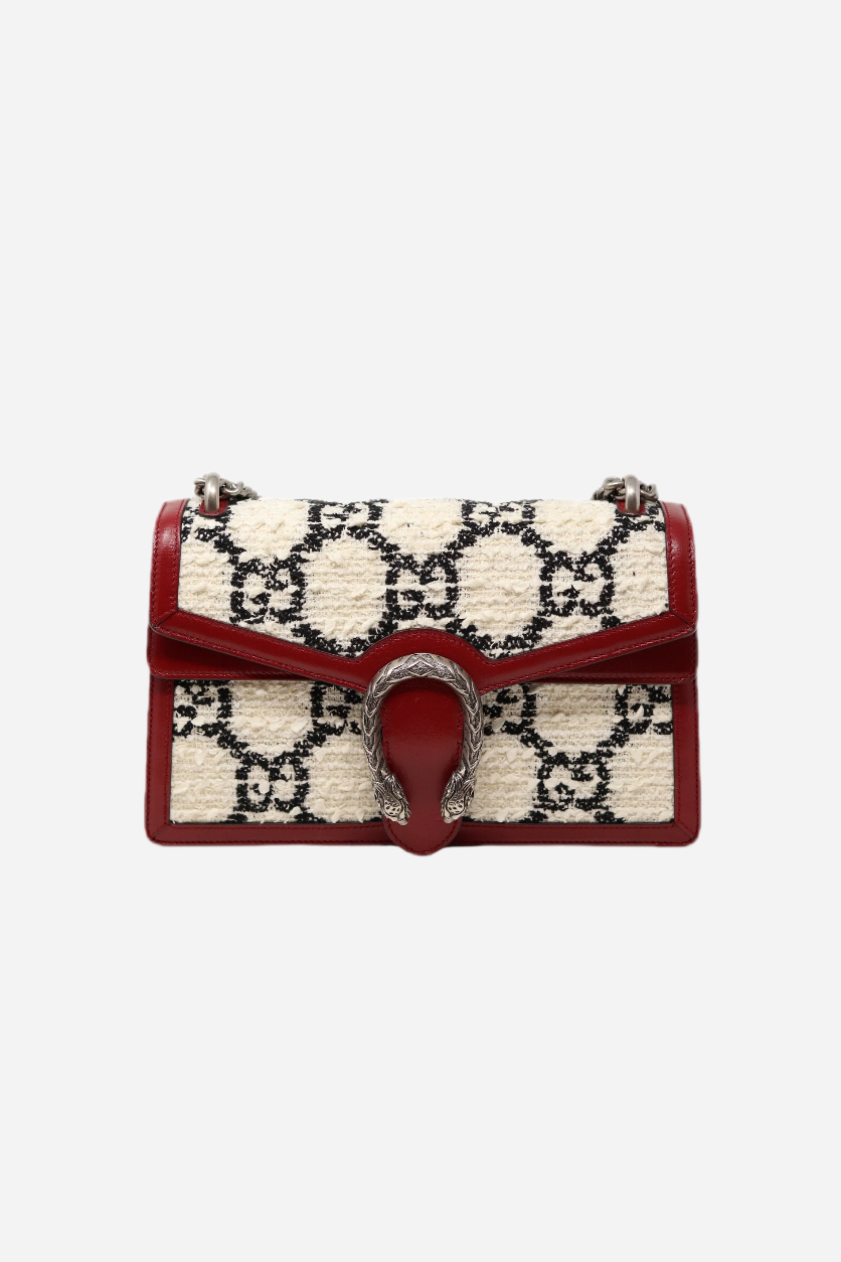 Gucci White Tweed Dionysus Small
