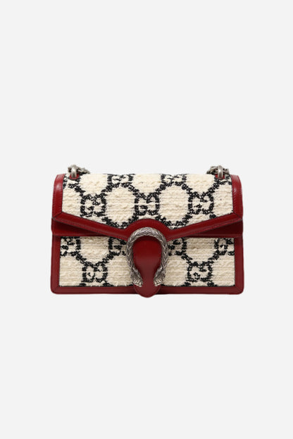 Gucci White Tweed Dionysus Small