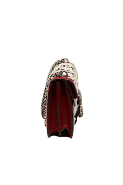 Gucci White Tweed Dionysus Small