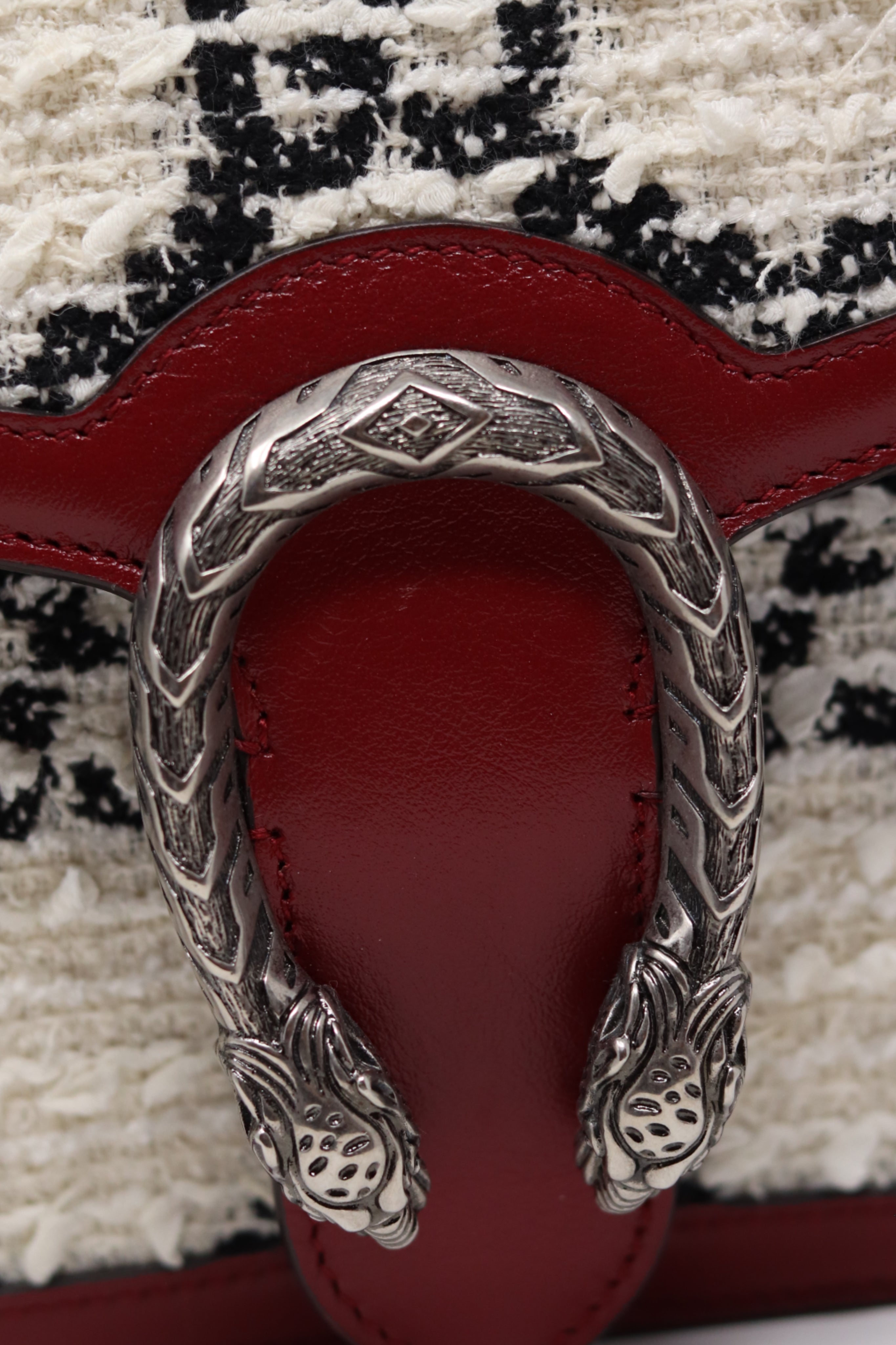 Gucci White Tweed Dionysus Small