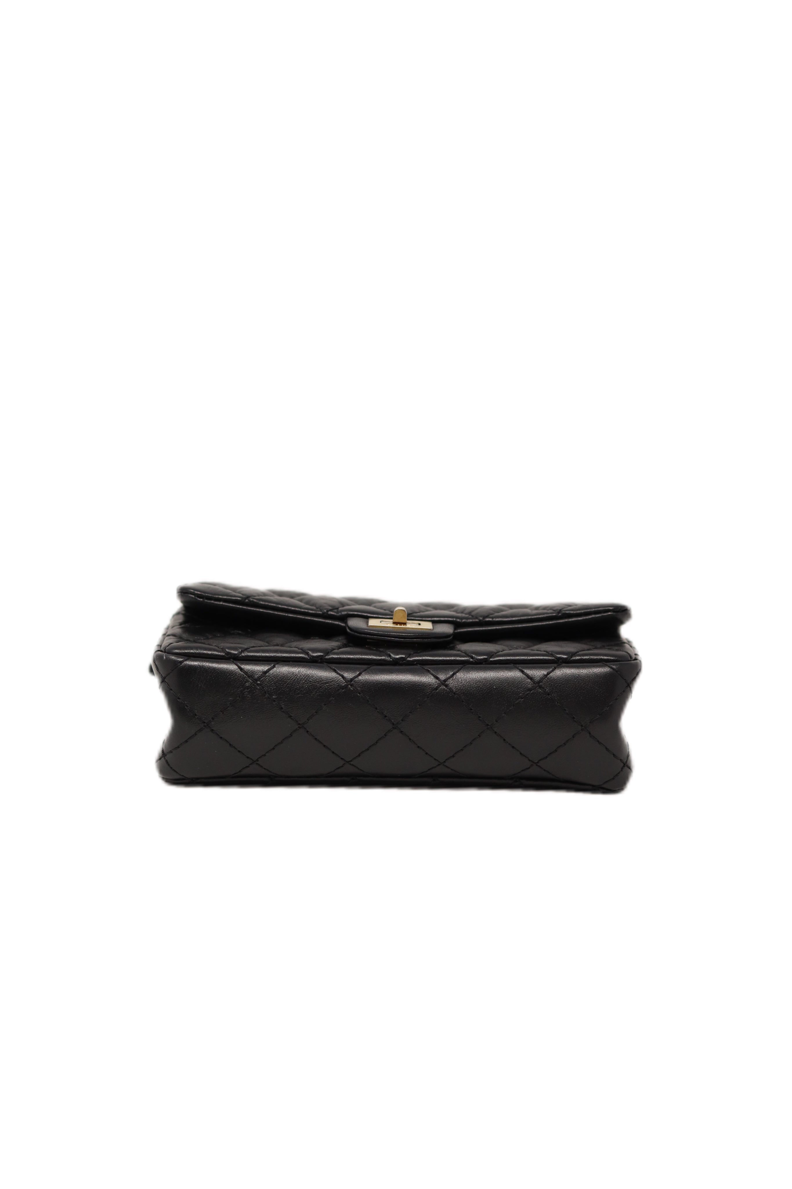 Pre-Owned Chanel 2019 2.55 mini Waist Bag Aged Calfskin
