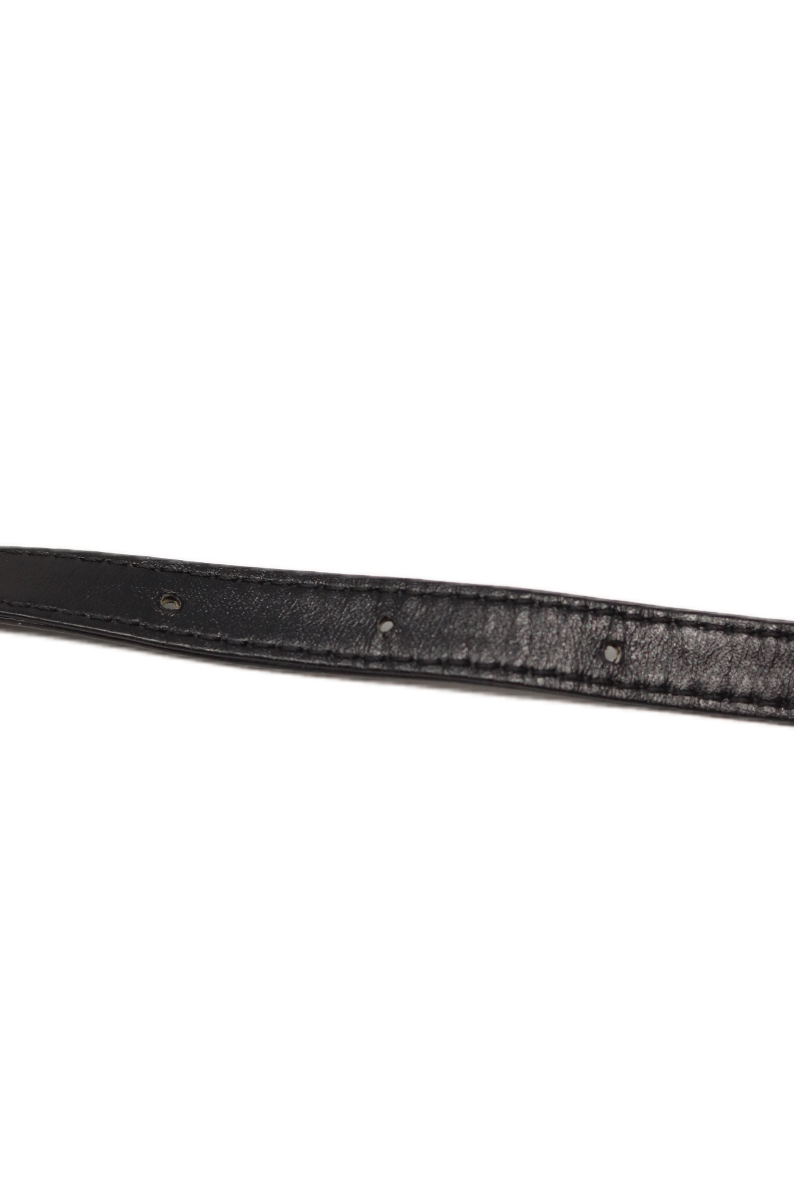 Pre-Owned Chanel 2019 Black Aged Calfskin 2.55 mini Waist Bag