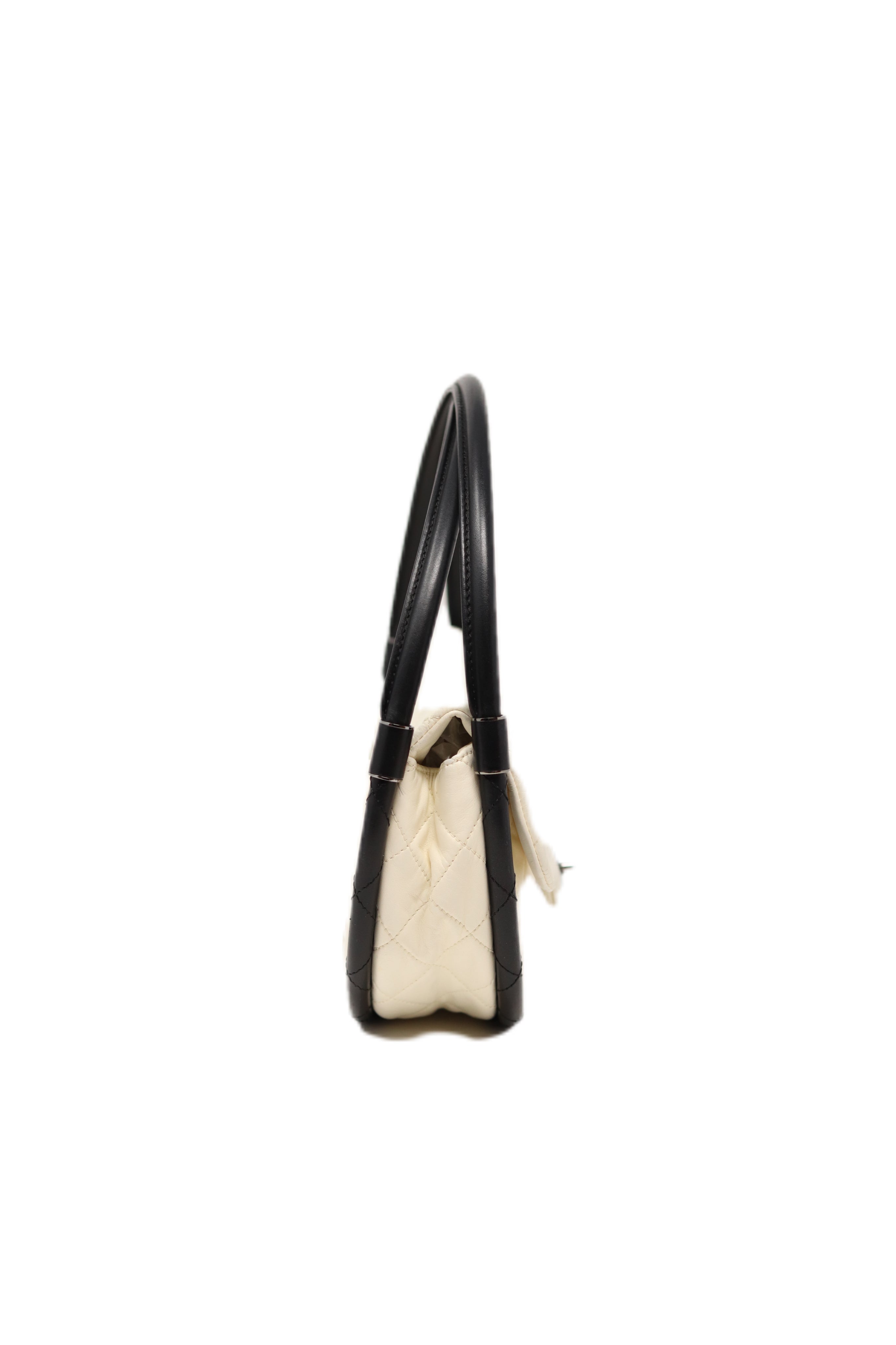 Pre-Owned CHANEL Hula Hoop Bag Lambskin/Calfskin