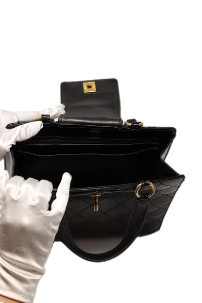 Pre-Owned Chanel Patent Wild Stitch Tote Bag