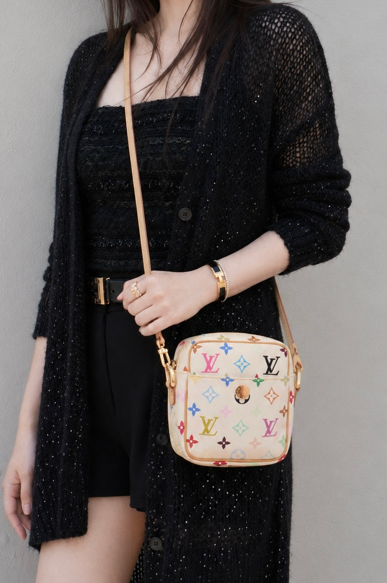 Louis Vuitton 2005 Monogram Multicolor Rift Crossbody Bag