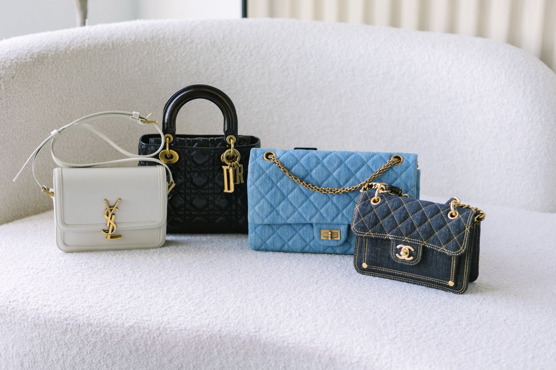 A curated selection of pre-owned designer handbags